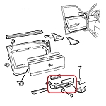 Alfa 33 905 Series Front/Rear Left Door Internal Armrest
