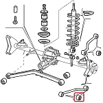 Alfa 33 905/907 4X4/Permanent 4 Series Rear Suspension Bush (Lower Control Arms)