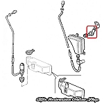 Alfa 33 905/907 Series Rear Windscreen Washer Fluid Filler Neck