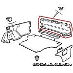 Alfa 33 SportWagon Boot/Trunk Plastic Cover