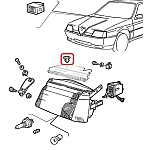 Alfa 33/164 Side Skirt/Boot Liner Plastic Clips (Locking Clips)