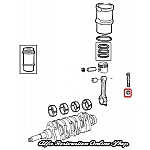 Alfa 75/155/164/Spider 115 Series Conrod Nut (4 Cylinder Engines)