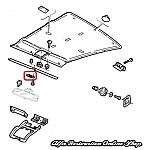 Alfa 75/Milano/164 Series 1 Rearview Mirror Fixing Bracket