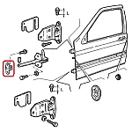 Alfa 33/145/146/164/GTV/Spider Door Strap/Check Bracket