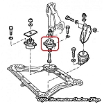 Alfa 164 2.0 TS/3.0 V6/2.5 TD Engines Rear Right Lower Engine Mount