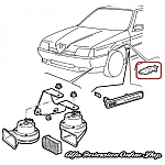 Alfa 164/164 TB V6 Brake Light Switch