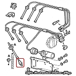 Alfa 75 IE & V6/Milano V6/164 3.0 V6/GTV & Spider 916 3.0 V6/Spider 115 Spark Plug (Golden Lodge 2HL)