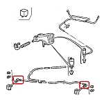 Alfa 75/Milano/33/155/164 Headlight Washer Union