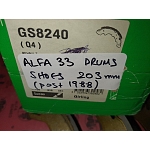 Alfa 33 905/907 Series/Sprint Rear Wheel Brake Drum Shoes Set (203 mm drum)