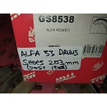 Alfa 33 905/907 Series/Sprint Rear Wheel Brake Drum Shoes Set (203 mm drum)