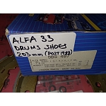 Alfa 33 905/907 Series/Sprint Rear Wheel Brake Drum Shoes Set (203 mm drum)