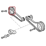 Alfa 33/145/146 8V Right Camshaft Pulley (Hydraulic Tappets)