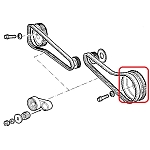 Alfa 33/145/146 8V Left Camshaft Pulley (Hydraulic Tappets)