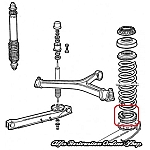 Alfa Spider 105/115 Series Rear Spring Flexible/Protection Tube
