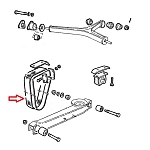 Alfa Romeo 105/115 Series Models Rear Suspension Limiting Strap Outer (Original)
