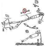 Alfa 33 IE Exhaust Manifold/Catalyst Copper Gasket