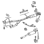 Alfa 33 IE Exhaust Manifold/Catalyst Copper Gasket