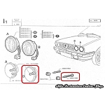 Alfasud Sprint Series 3 High Beam (Inner) Headlight Adjustment Screw