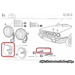Alfasud Sprint Series 3 Low Beam (Outer) Headlight Adjustment Screw