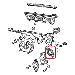 Alfa Romeo Nord Engines Carb Mounts Lower Gasket Set