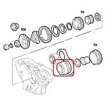 Alfa 75/Milano/SZ/RZ 2.0 TD/2.4 TD/3.0 V6 Gearbox Secondary Shaft Bearing (Clutch Side)