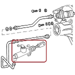 Alfa 75/Milano/SZ/RZ Clutch Master Cylinder (LHD/RHD)