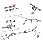 Alfa 75/Milano Exhaust Rubber Hanger