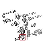 Alfa 75/Spider EU & USA Crankshaft Timing Chain Gear