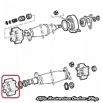 Alfa 75/Milano/90/Alfetta/Giulietta Prop Shaft Flexible Disk (center)