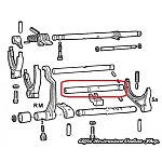 Alfa 33 907 Series Gearbox Speed Selector Fork Rod