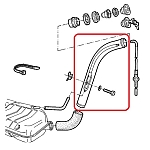 Alfa 33 905/907 Series IE Models Fuel Filler Tube