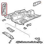 Alfa 75/Milano/S.Z./R.Z. A Pillar Right Support Panel