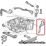 Alfa 75/Milano/SZ/RZ Front Left Wheel Arch Cover