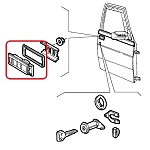Alfa Romeo 75/Milano Front Door External Handle
