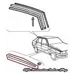 Alfa 75/Milano Front Right Wing Decorative Trim