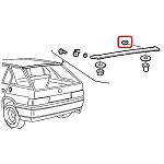 Alfa 33 905/907 Series SportWagon Spoiler & Alfa 75/Milano Wing Trim Button