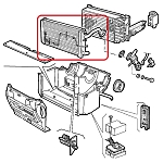 Alfa 75 All Models Heater Matrix/Core (with AC/RHD)