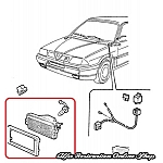 Alfa 33 907 Series/Alfa 75/Milano Fog Light Set (Clear Glass)