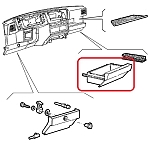 Alfa 75/Milano Glovebox (LHD)