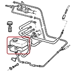 Alfa 75/Milano 2.5 V6 Automatic Transmission Power Assisted Steering Fluid Tank