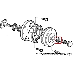 Alfa 33 905/907 Series Rear Wheel Outer Bearing