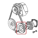Alfa 33 1.7 16V Water Pump Pulley