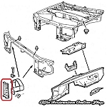 Alfa 33 905 Series Radiator Frame Bracket