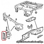 Alfa 33 905/907 Series Radiator Vertical Cross Member Set