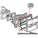 Alfa 33/145/146 1.7 16V Right Valve Cover Gasket (OEM)