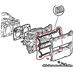 Alfa 33/145/146 1.7 16V Right Valve Cover Gasket (Aftermarket)