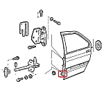Alfa 164 Front/Rear Left Door Lower Hinge