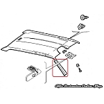 Alfa 33 907 Series Left A Pillar Decorative Plastic Trim