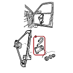 Alfa 164 Front/Rear Right Door Window Regulator Motor