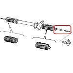 Alfa 75/Alfetta/Giulietta Steering Rack Bar (SPICA)